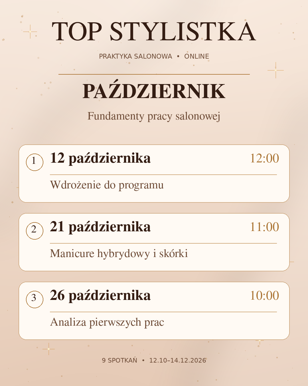 TOP stylistka - praktyka salonowa