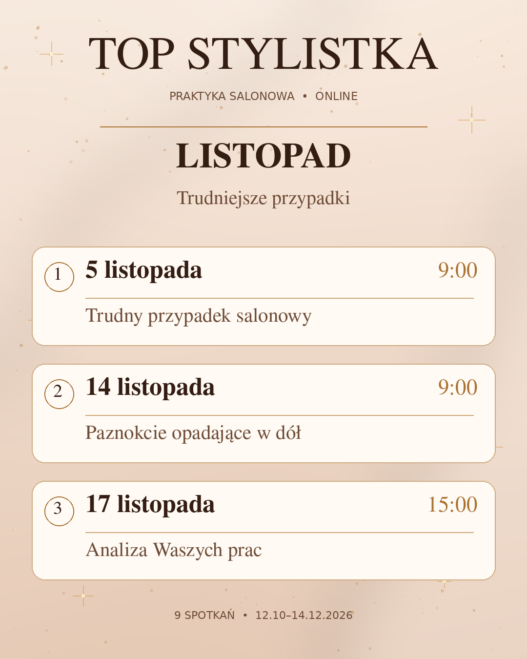 TOP stylistka - praktyka salonowa