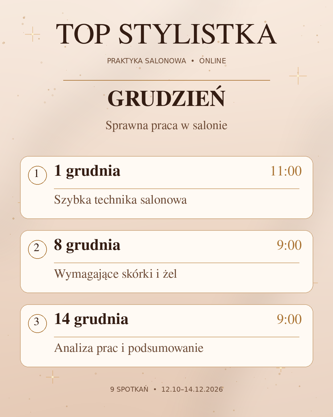 TOP stylistka - praktyka salonowa